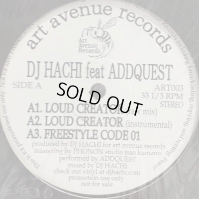 画像1: DJ Hachi feat Addquest -  Loud Creator / Underground Science (12'')