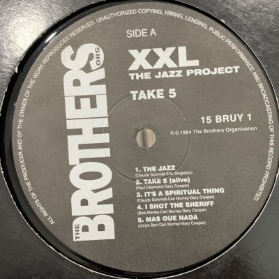 画像1: XXL The Jazz Project - Take 5 (inc. Take 5 Alive, Mas Que Nada etc) (LP)