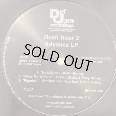 Original Sound Track - Def Jam's Rush Hour 2 Soundtrack (inc. Hikaru Utada  feat. Foxy Brown - Blow My Whistle ) (2LP) - FATMAN RECORDS