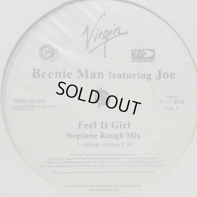 画像1: Beenie Man feat. Joe - Feel It Girl (12'')