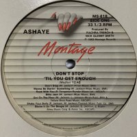 Ashaye - Don't Stop 'Til You Get Enough (Michael Jackson Mega Mix) (12'')