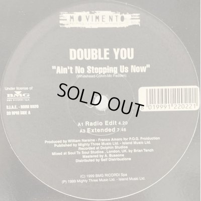 画像1: Double You - Ain't No Stopping Us Now (12'')