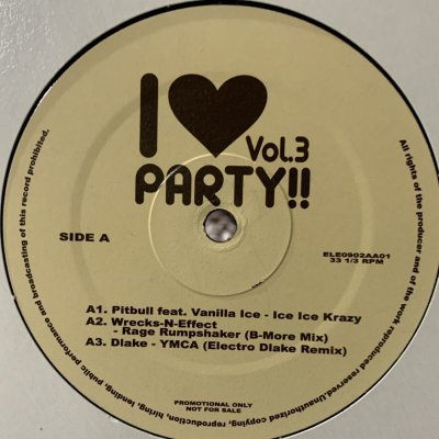 画像1: V.A. - I Love Party!! Vol.3 (inc 75. Brazil Street Calle Ochi etc) (12'')