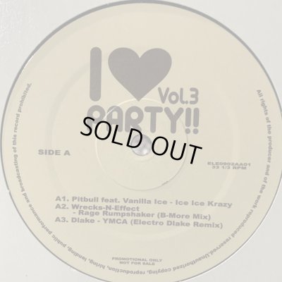 画像1: V.A. - I Love Party!! Vol.3 (inc 75. Brazil Street Calle Ochi etc) (12'')