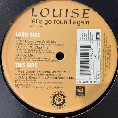 画像1: Louise - Let's Go Round Again (12'')