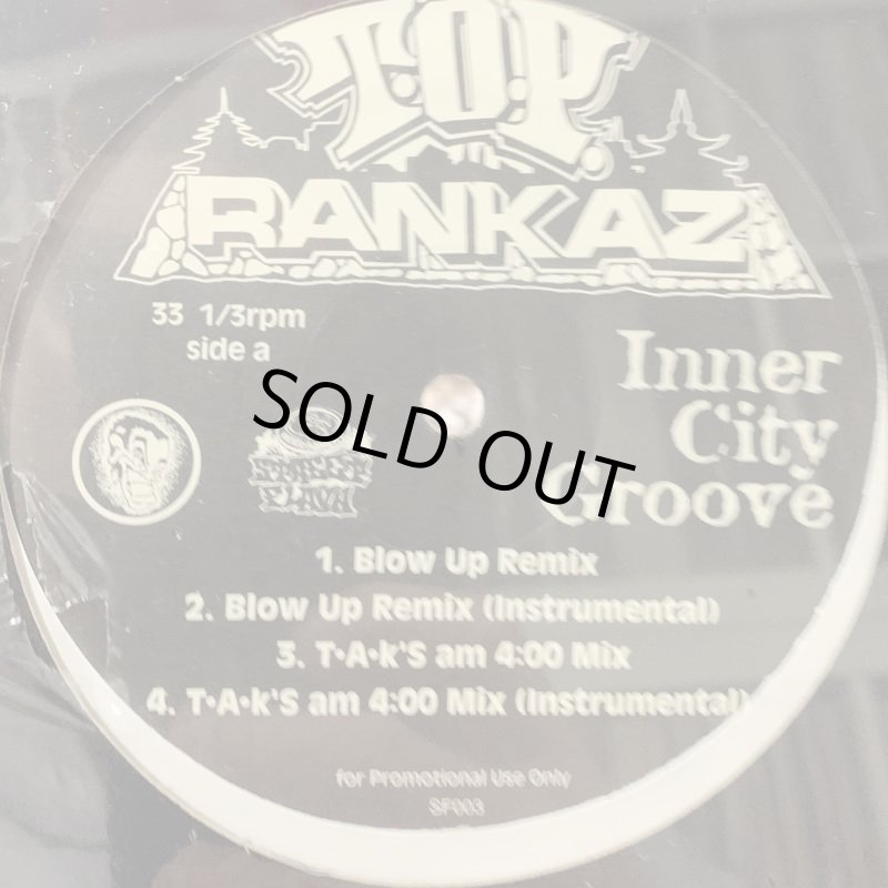 T.O.P. Rankaz - Inner City Groove (Promo Only Remix) (12'') (新品