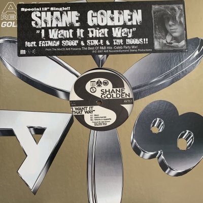 画像1: Shane Golden feat. Fatman Scoop & Stik-E & The Hoods - I Want It That Way (12'')