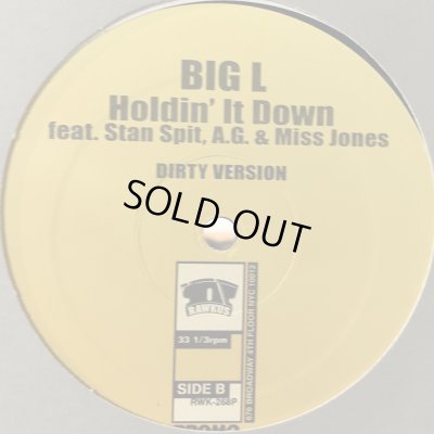 画像1: Big L feat. Stan Spit, A.G. & Miss Jones - Holdin' It Down (12'')
