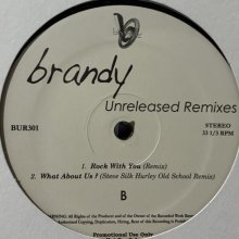 他の写真1: Brandy - I Wanna Be Down (Delegation Mix) (b/w What About Us? (Steve ''Silk'' Hurley Old Skool Remix)) (12'')