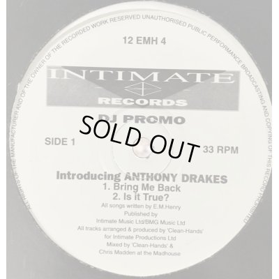 画像1: Anthony Drakes - Bring Me Back (12'')