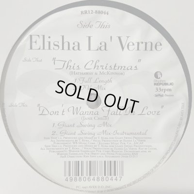 画像1: Elisha La'Verne - This Christmas (b/w Don't Wanna Fall In Love) (12'')