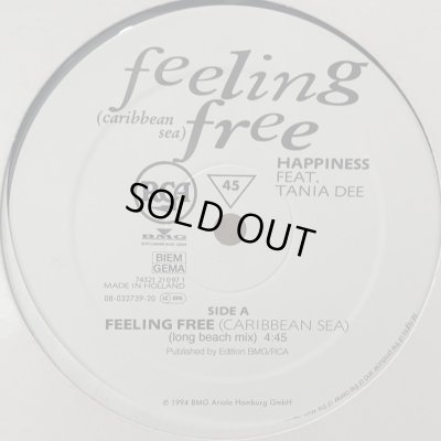 画像1: Happiness feat. Tania Dee -  Feeling Free (Caribbean Sea) (12'')