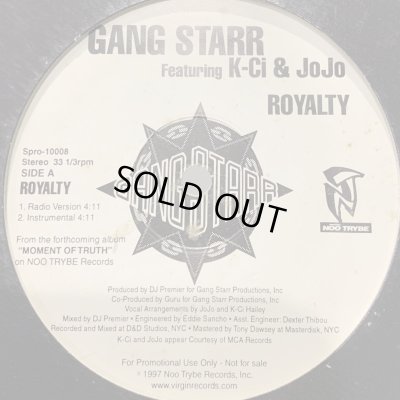 画像1: Gang Starr feat. K-Ci & JoJo - Royalty (12'')