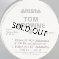 Tom Browne / Funkin' For Jamaica (1991 Remix) (12'') (Promo)