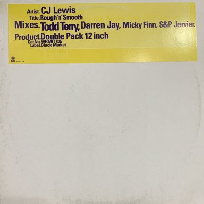 画像1: CJ Lewis - Rough 'N' Smooth (12'') (Double Pack Promo !!)