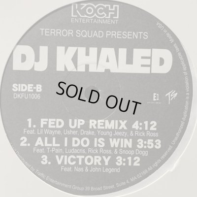画像1: DJ Khaled feat. T-Pain, Ludacris, Rick Ross & Snoop Dogg - All I Do Is Win (b/w Fed Up) (12'')