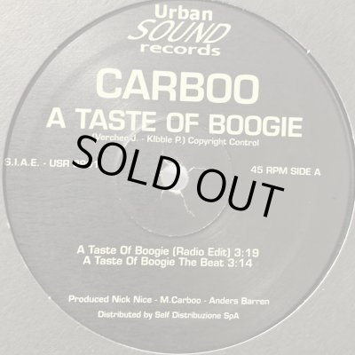 Carboo - A Taste Of Boogie / You Are The One (12'') - FATMAN RECORDS