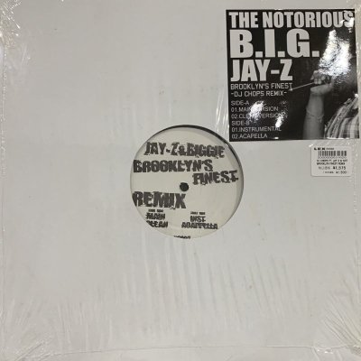 画像1: Jay-Z feat. The Notorious B.I.G. - Brooklyn's Finest (DJ Chops Remix) (12'')
