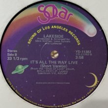 他の写真1: Lakeside - It's All The Way Live (12'')