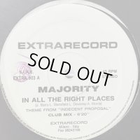 Majority - In All The Right Places (12'')