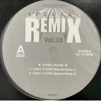 Lionel Richie - I Call It Love (Special Remix Vol.33) (12'')