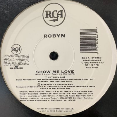 画像1: Robyn - Show Me Love (Extended LP Version) (12'')
