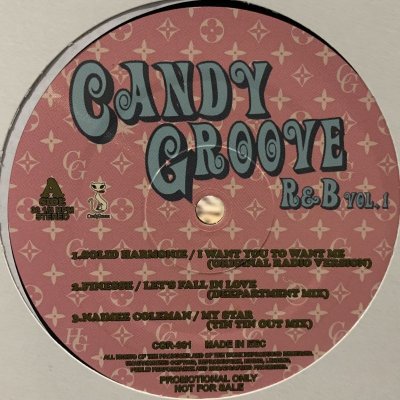 画像1: V.A. - Candy Groove R&B Vol.1 (inc. Finesse - Let's Fall In Love etc...) (12'')