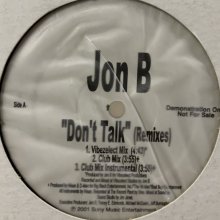 他の写真1: Jon B - Don't Talk (Vibezelect Mix) (12'')