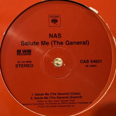 画像1: Nas - Salute Me (The General) (12'')
