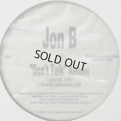 画像1: Jon B - Don't Talk (Vibezelect Mix) (12'')