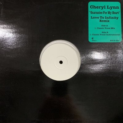 画像1: Cheryl Lynn - Guarantee For My Heart (Love To Infinity Remix) (12'')