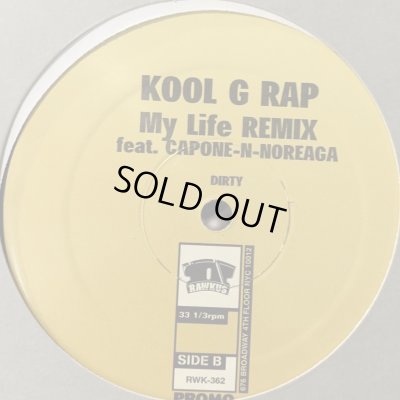 画像1: Kool G Rap & C.N.N. - My Life (Remix) (12'')