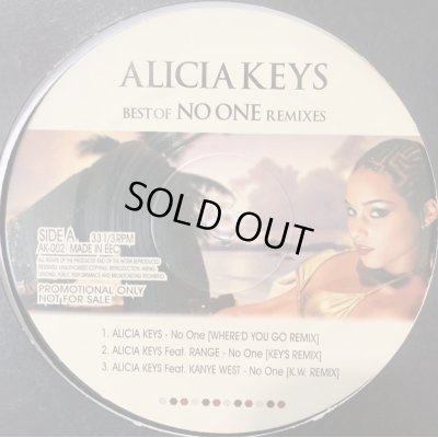 画像1: Alicia Keys - No One (Best Of No One Remixes) (12'')