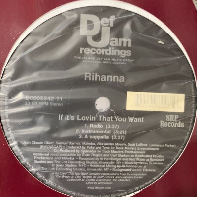 画像1: Rihanna - If It's Lovin' That You Want (12'')
