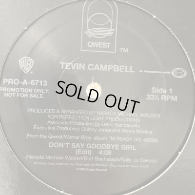 画像1: Tevin Campbell - Don't Say Goodbye Girl (12'')