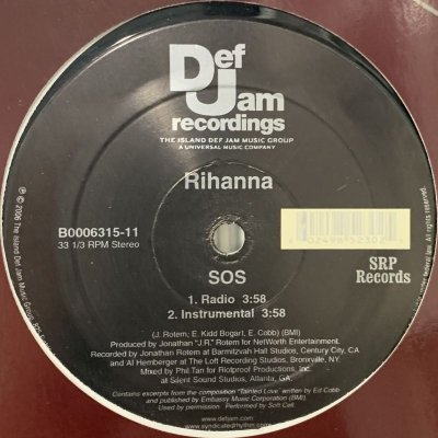 画像1: Rihanna - S.O.S. (12'')