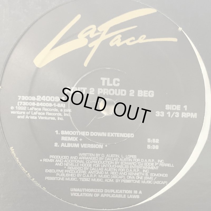 TLC - Ain't 2 Proud 2 Beg (12'') - FATMAN RECORDS