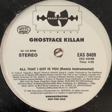 他の写真1: Ghostface Killah feat. Mary J. Blige - All That I Got Is You (Remix) (12'')