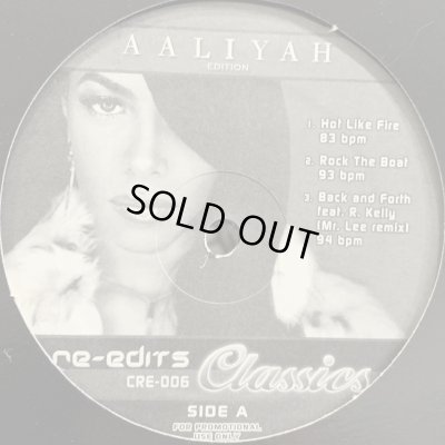 画像1: Aaliyah - Re-Edits Classics (inc. Rock The Boat, Back And Forth, Try Again and more) (12'')
