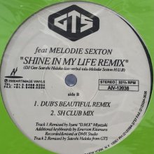 他の写真1: GTS feat Melodie Sexton -Save The Best For Life / Shine My Life Remix (12'')