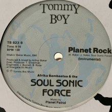 他の写真1: Afrika Bambaataa & The Soul Sonic Force Music By Planet Patrol - Planet Rock (12'')