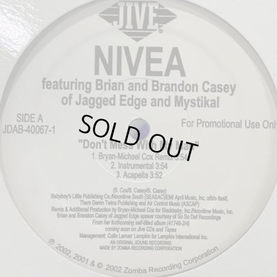 画像1: Nivea feat. Brian & Brandon Casey Of Jagged Edge, Mystikal - Don't Mess With My Man (Remix) (12'')