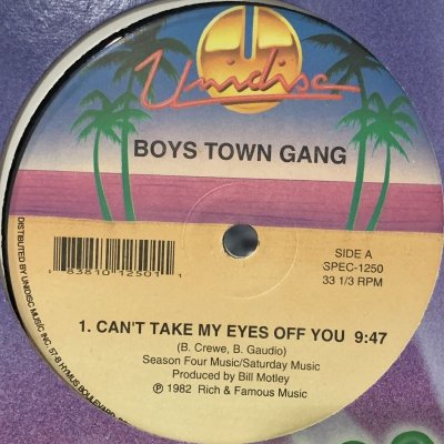 画像1: Boys Town Gang - Can't Take My Eye Off You (12'') (正規再発盤)