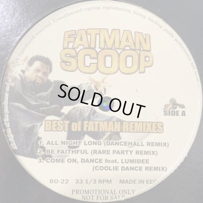 画像1: Fatman Scoop - Best Of fatman Remixes (inc. Be Faithful Remix and more) (12'')
