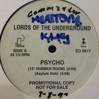 Lords Of The Underground - Psycho (12'')