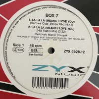 Box 7 - La La La (Means I Love You) (12'')