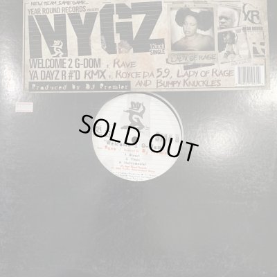 画像1: NYG'z - Welcome 2 G-Dom (b/w Ya Dayz R #'d Remix) (12'')