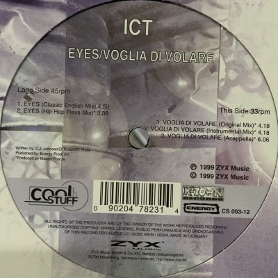 画像1: ICT - Eyes (b/w Voglia Di Volare) (12'')