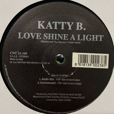 画像1: Katty B. - Love Shine A Light (12'')