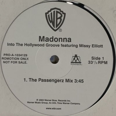 画像1: Madonna feat. Missy Elliott - Into The Hollywood Groove (12'')